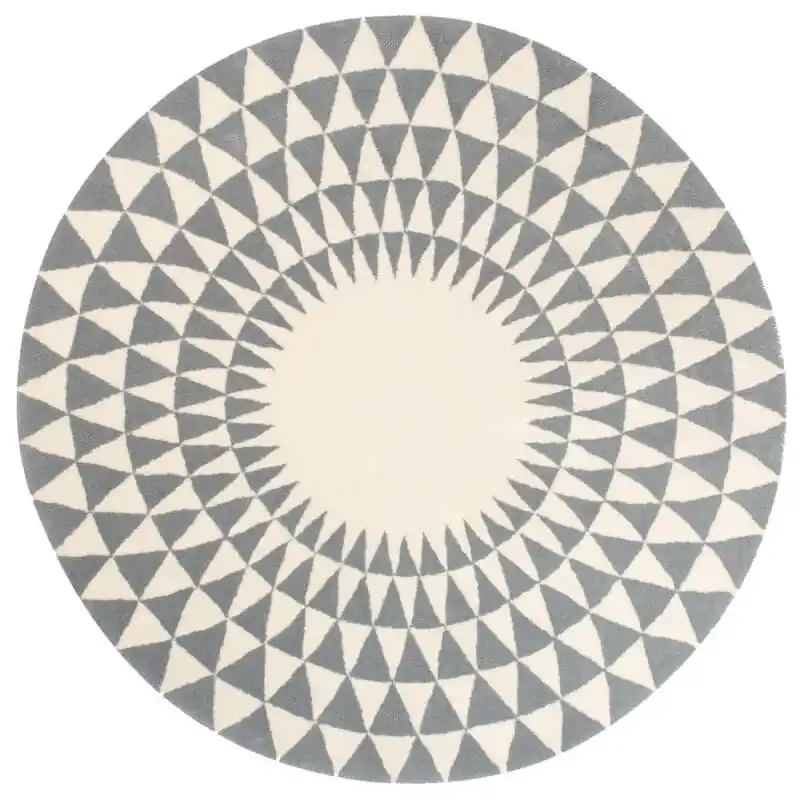 Rabatt Teppich Concentric Steel Niki Jones