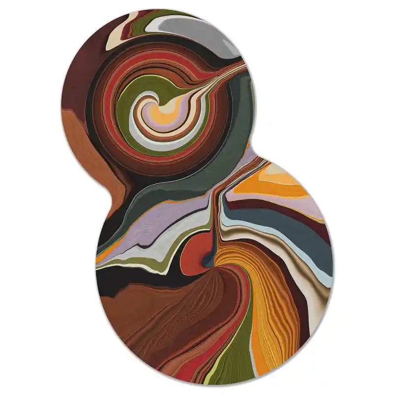 Teppich Tulip Organic MOOOI Preis Gesenkt