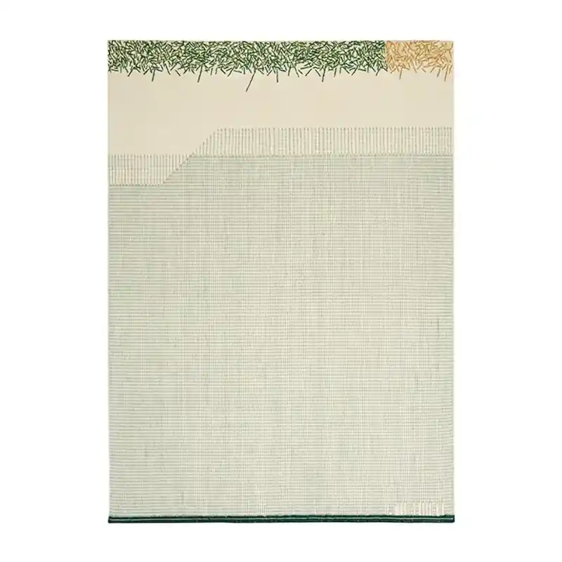 Teppich Backstitch Calm Green Gan Rugs Top-Angebot