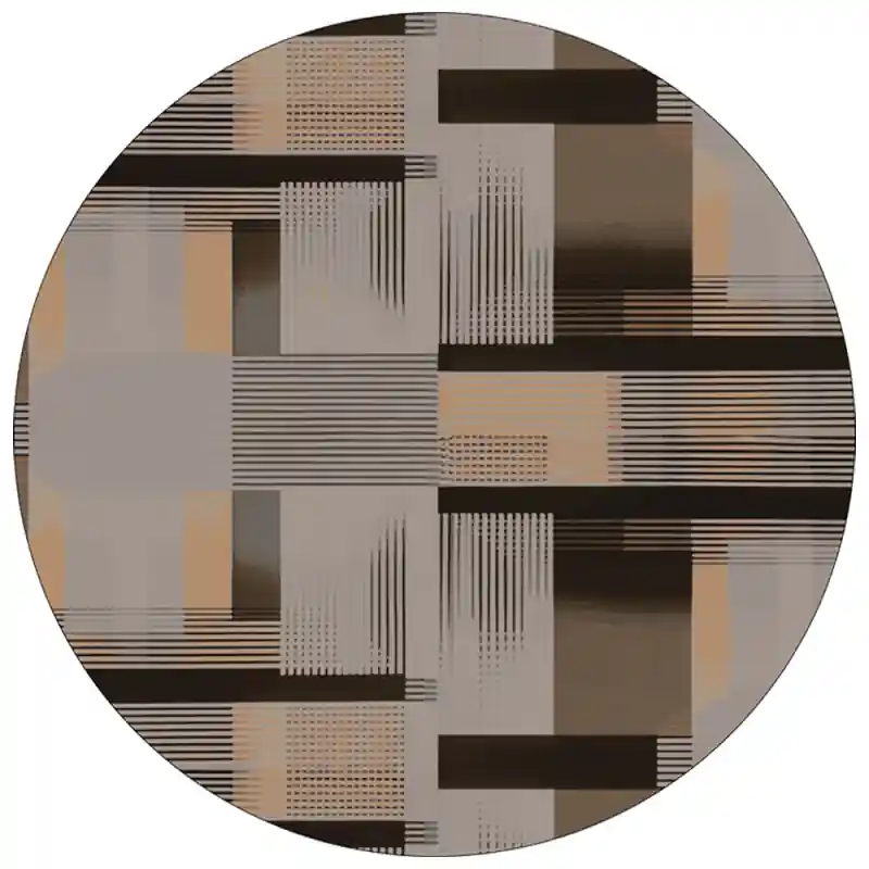 Runde Weft-Warp-Web-Matte MOOOI Begrenztes Angebot
