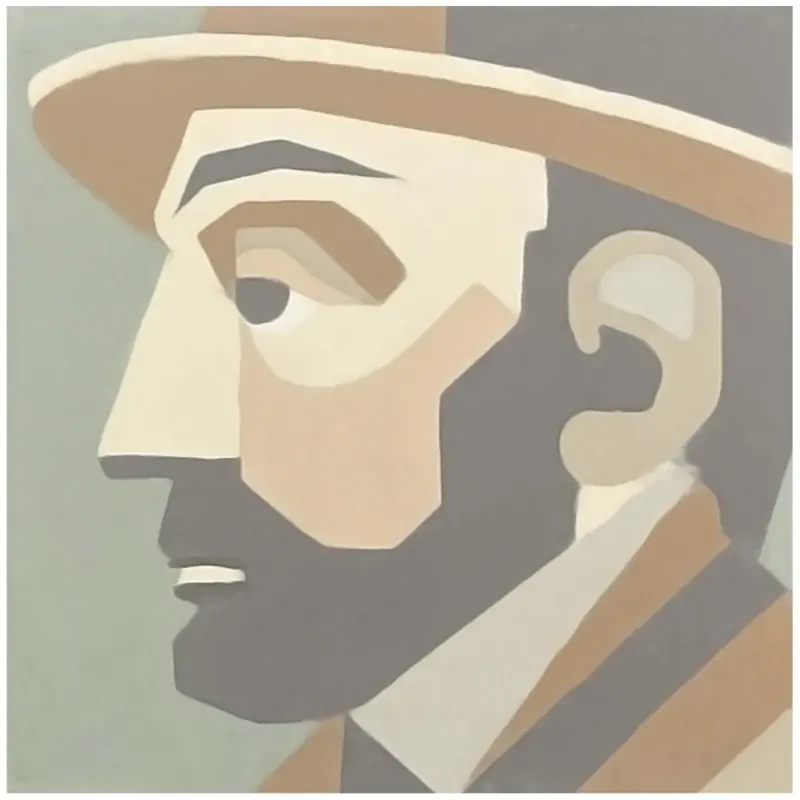 Super-Preis Zementfliese Cézanne-Porträt Carocim