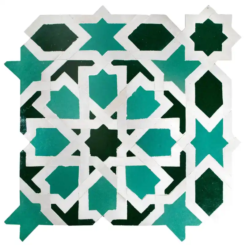 Heißes Angebot Zellige Jade De Tegel