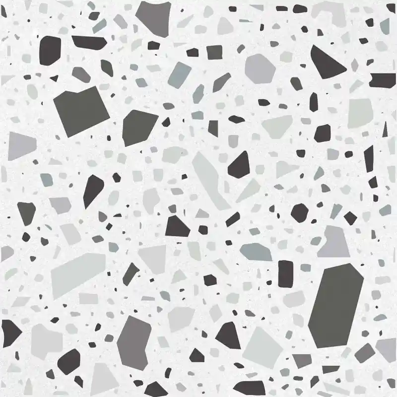 Porzellan Steinzeug Confetti Bianco Grigio Quintessenza Ceramiche Knallerangebot