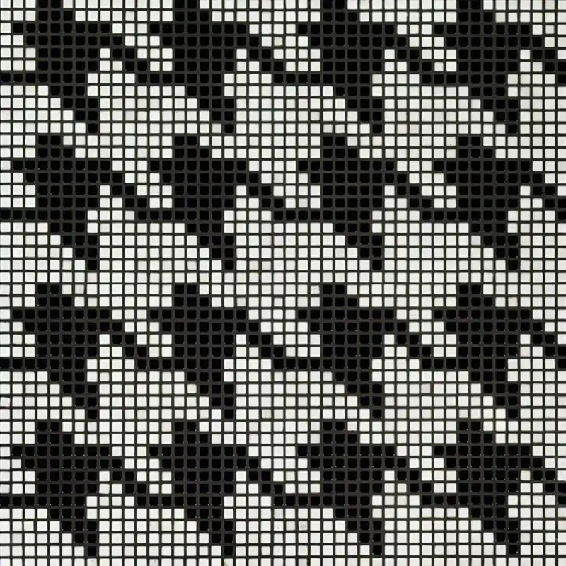 Billig Mosaik Pied de poule Bisazza