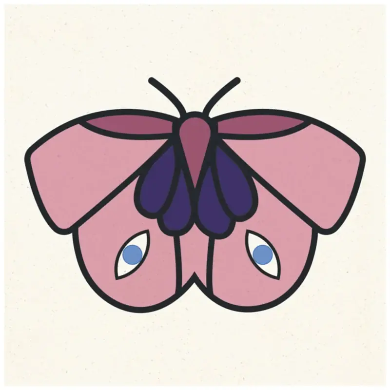 Garantierte Lieferung Zementfliese Le Papillon Rose Carocim