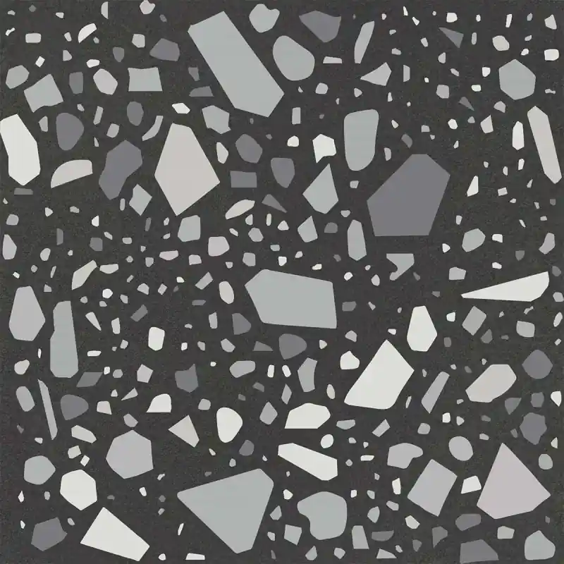 Porzellan Steinzeug Confetti Nero Grigio Quintessenza Ceramiche Meistverkauft