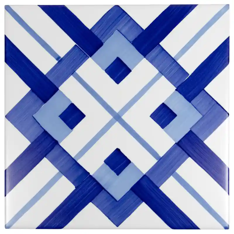 Fliese Bauhaus Blu Tipo 20 Mavi Ceramica Markenprodukt