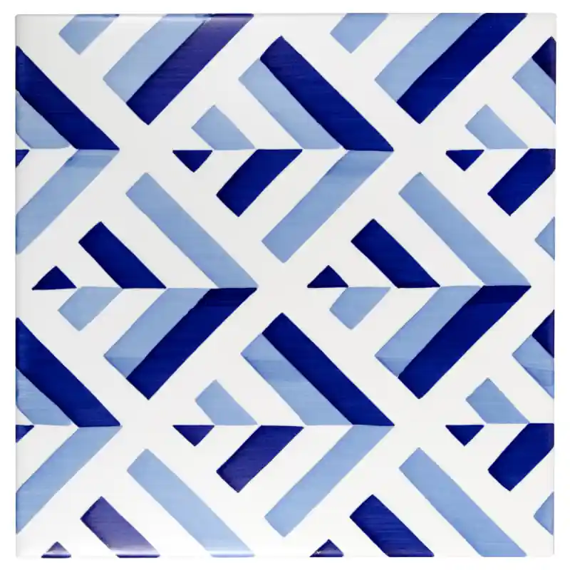 Sale Fliese Bauhaus Blu Tipo 9 Mavi Ceramica