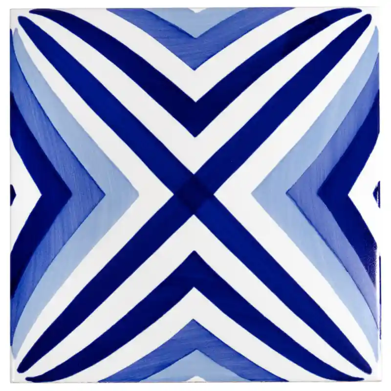 Fliese Bauhaus Blu Tipo 2 Mavi Ceramica Top-Seller