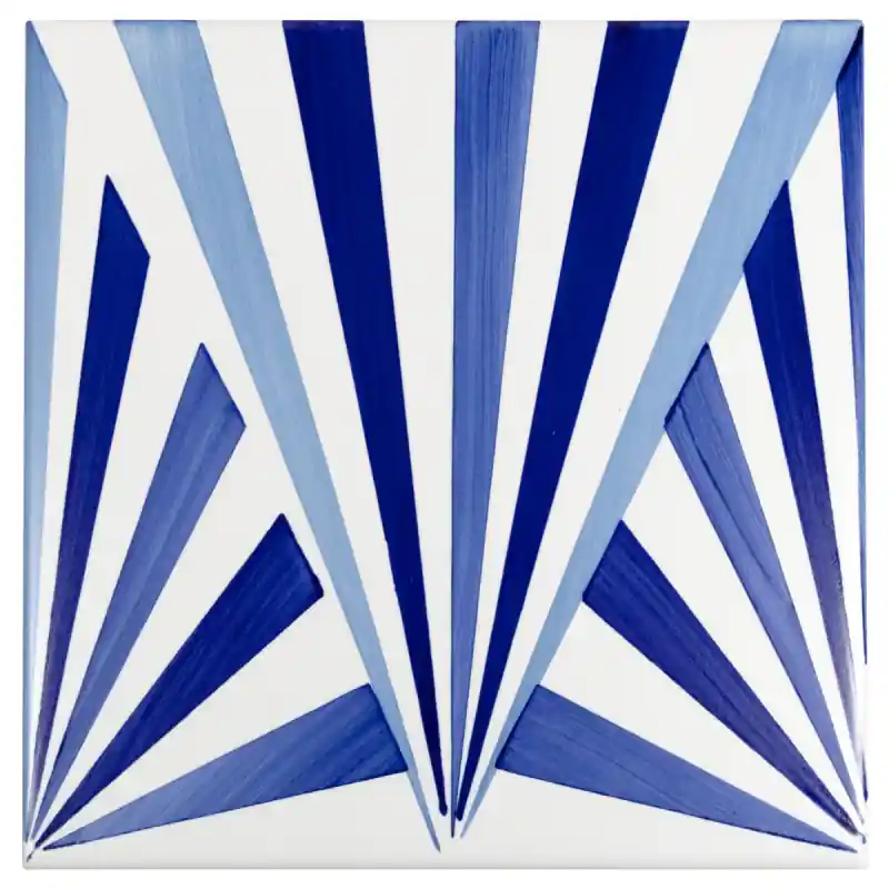 Neuheit Fliese Bauhaus Blu Tipo 11 Mavi Ceramica