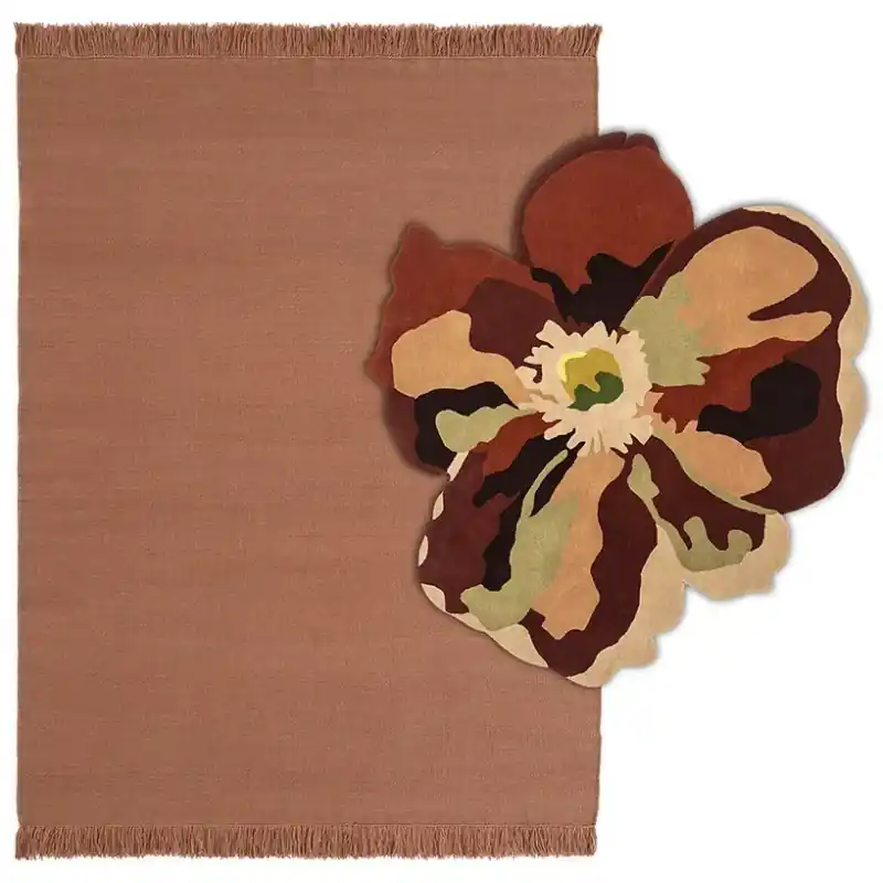 Preisknaller Teppich Bloom 2 Blush Nanimarquina