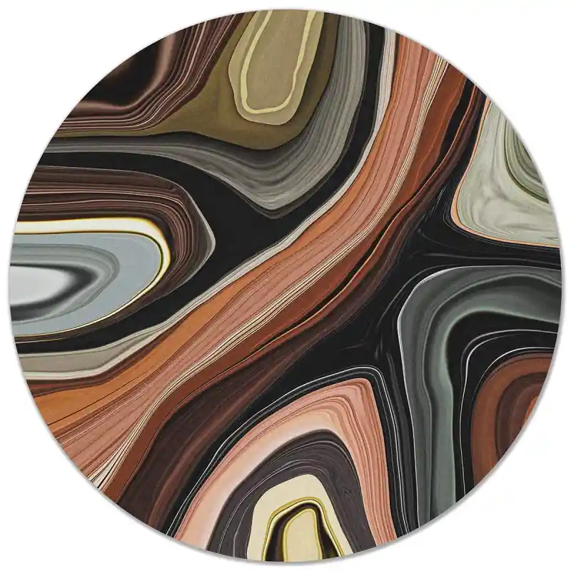 Teppich Agate Rond MOOOI Begrenztes Angebot