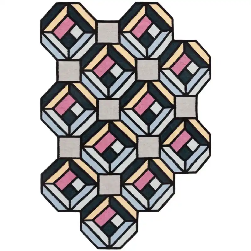Sofort Bestellen Teppich Parquet Tetragons Gan Rugs