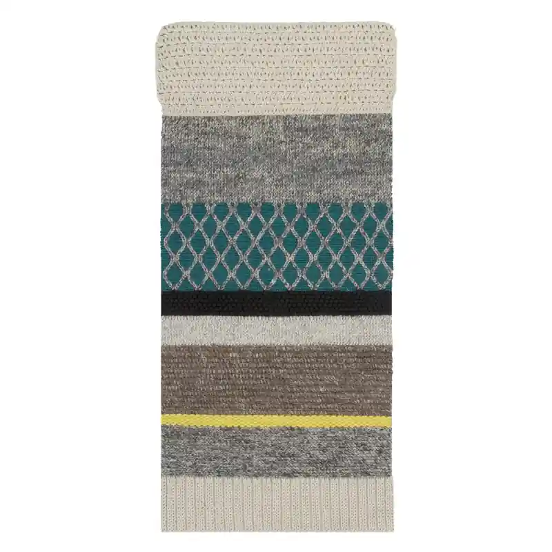 Teppich Rectangular Yellow/Blue Gan Rugs Preisreduziert