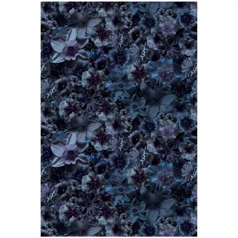 Markenprodukt Teppich Flowergarden Night Rectangle MOOOI