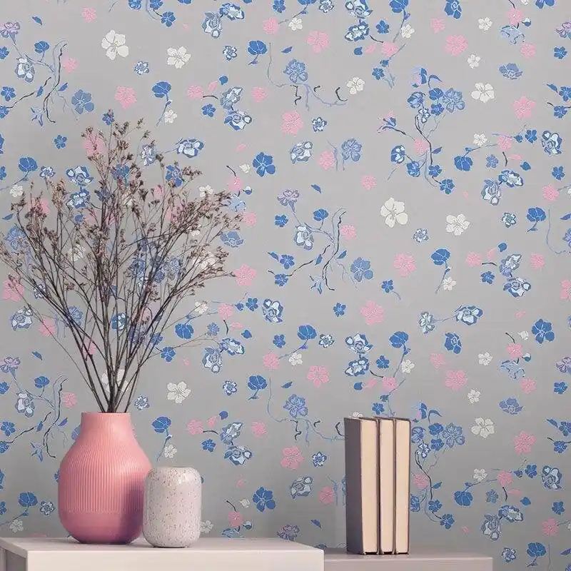 Jetzt Kaufen Tapete Blau, Grau, Silber, Rosa, Rose livingwalls Vliestapete (1042268)