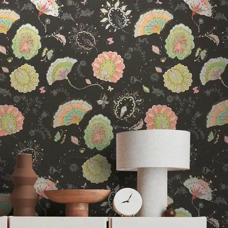 Tapete Bunt, Schwarz, Anthrazit livingwalls Vliestapete (1042224) Must-Have