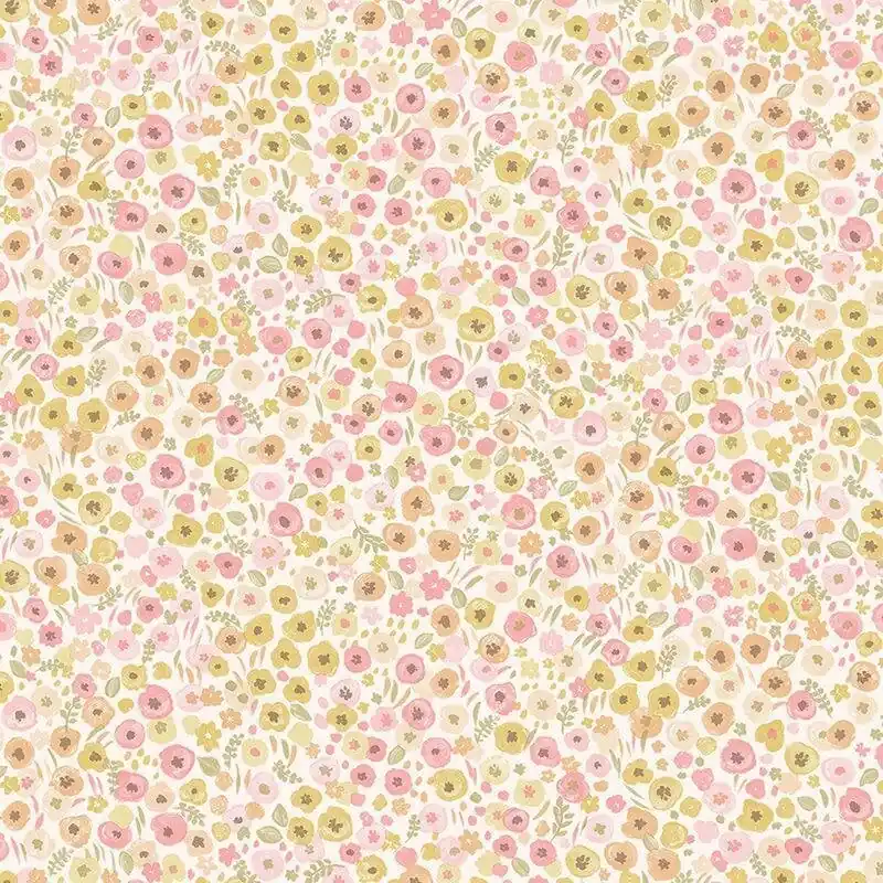 Bestseller Tapete Bunt, Grün, Rosa, Rose Eijffinger Vliestapete (1042163)