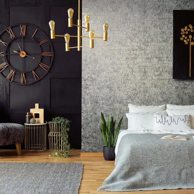 Tapete Gold, Kupfer, Grau, Silber Novamur Vliestapete (1041926) Online Kaufen
