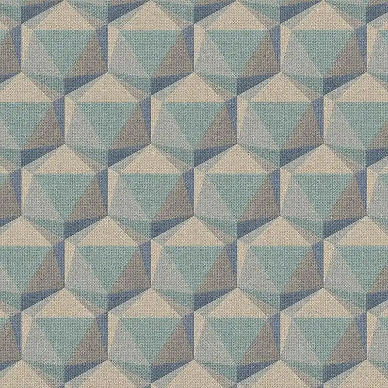 Markenware Tapete Beige, Creme, Blau, Braun, Grün Private Walls Vliestapete (1041591)