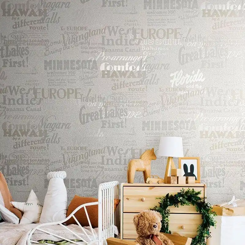Billig Tapete Beige, Creme, Grau, Silber, Weiß Novamur Vliestapete (1041312)
