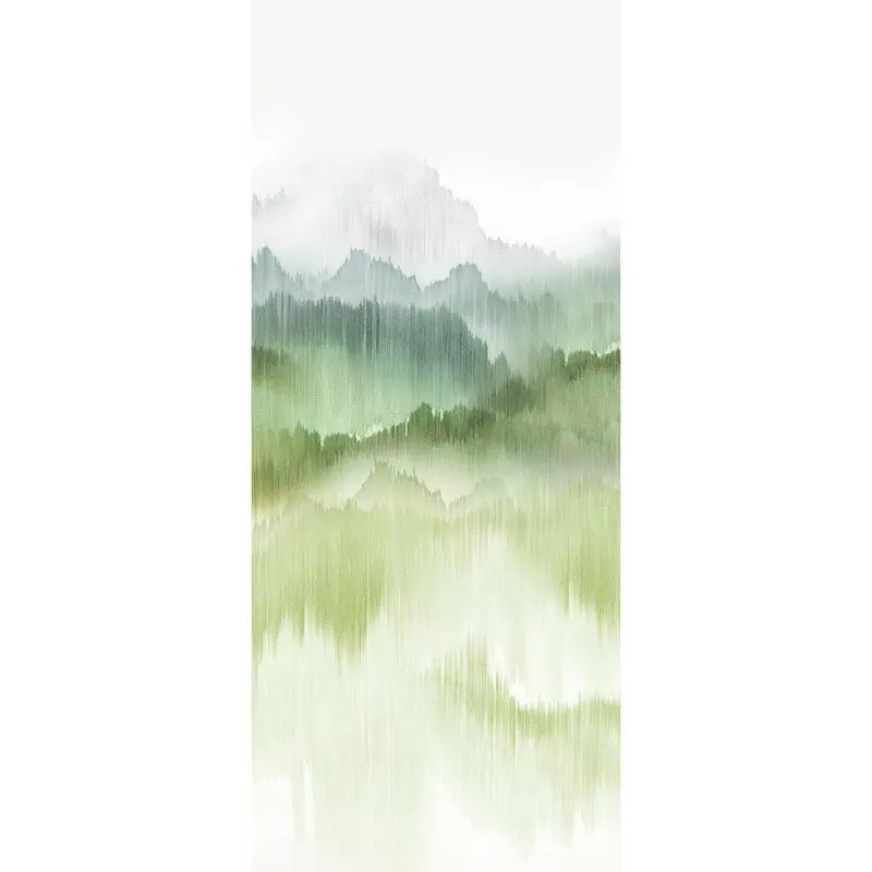 Billig Digitaldruck-Tapete Grün Vista Forest Masureel (1041216)
