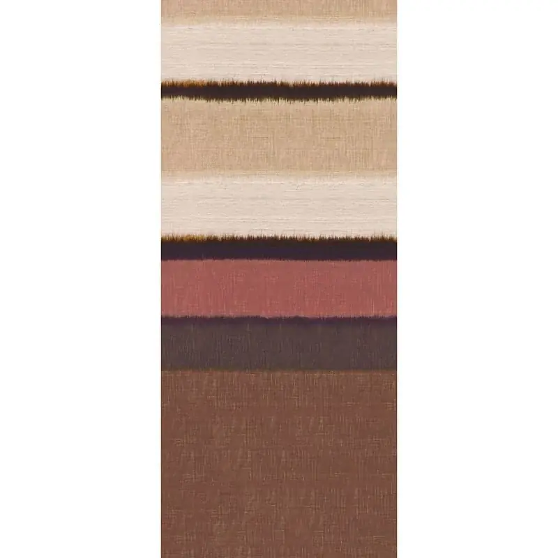 Begrenztes Angebot Digitaldruck-Tapete Beige, Creme, Braun Stripe Cosy MASUREEL (1041135)