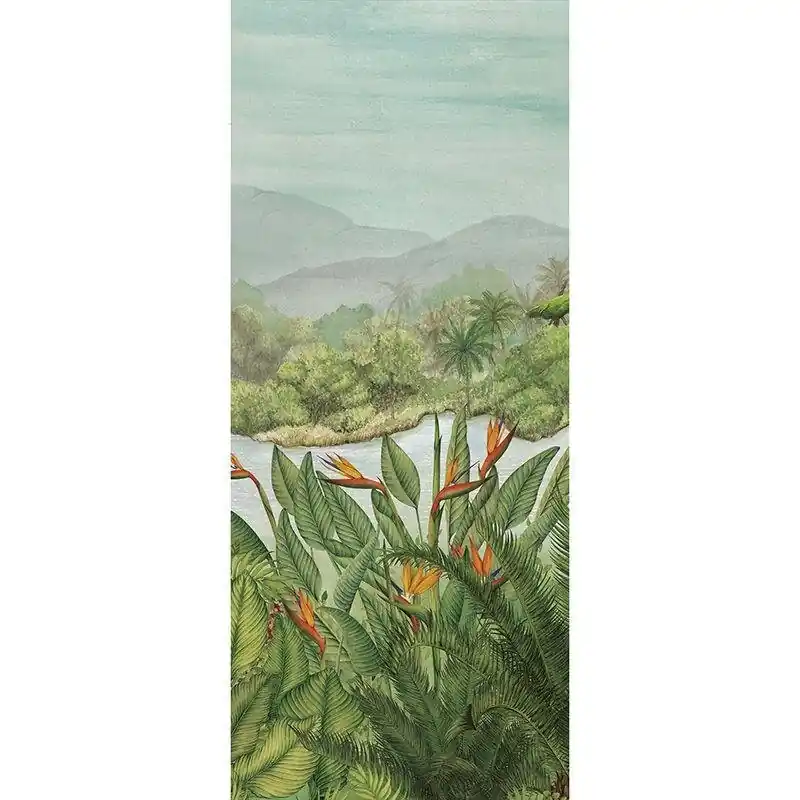 Wochenendangebot Digitaldruck-Tapete Grün Rainforest Bloom MASUREEL (1041130)