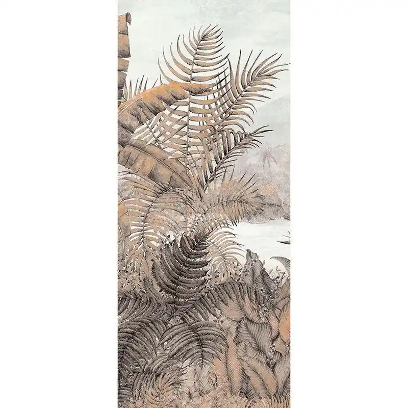 Digitaldruck-Tapete Braun, Grün Rainforest Fall MASUREEL (1041126) Mega-Angebot