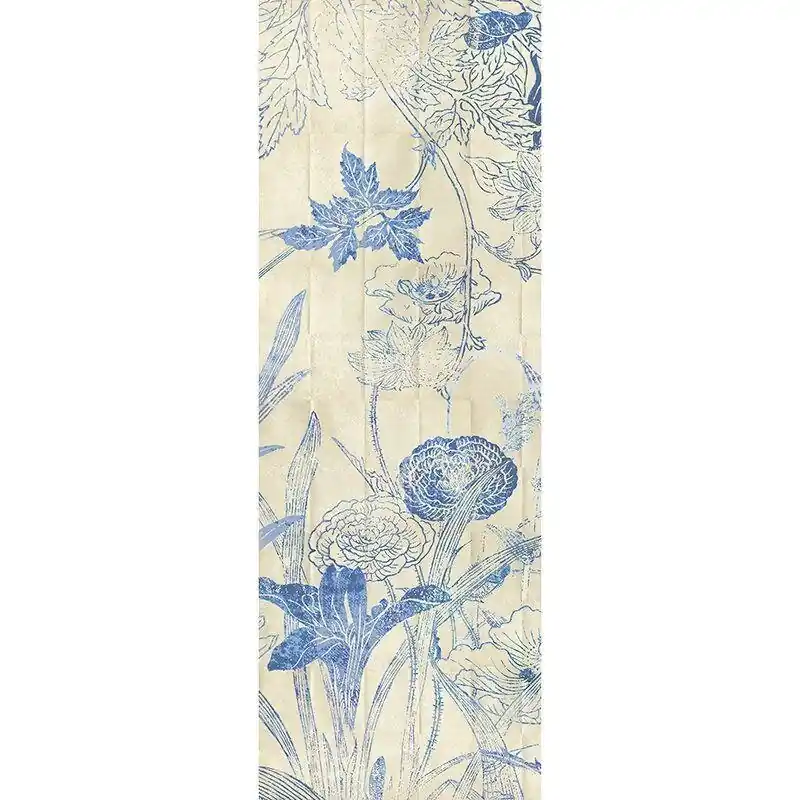 Digitaldruck-Tapete Beige, Creme, Blau Lei Delft MASUREEL (1041092) Geprüft