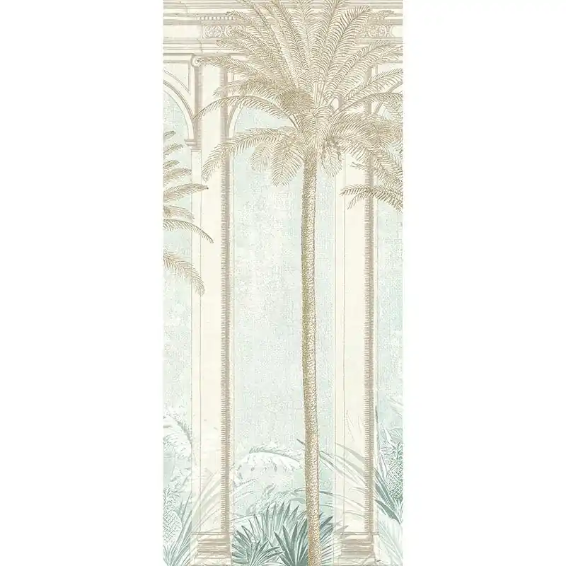 Digitaldruck-Tapete Beige, Creme, Türkis MASUREEL (1038598) Geprüft