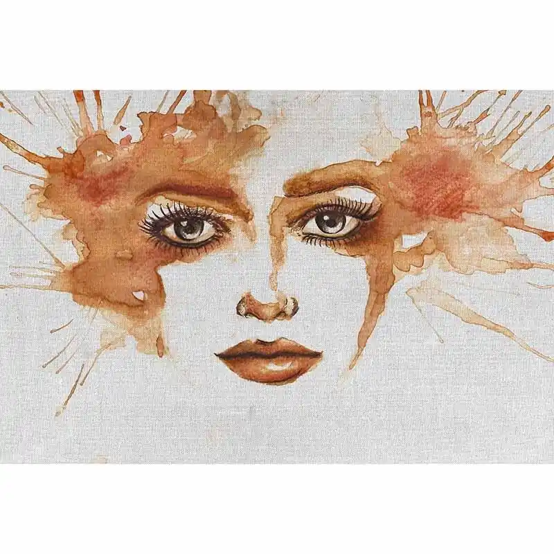 Digitaldruck-Tapete Watercolour Face 1 livingwalls (1036429) Aktuell