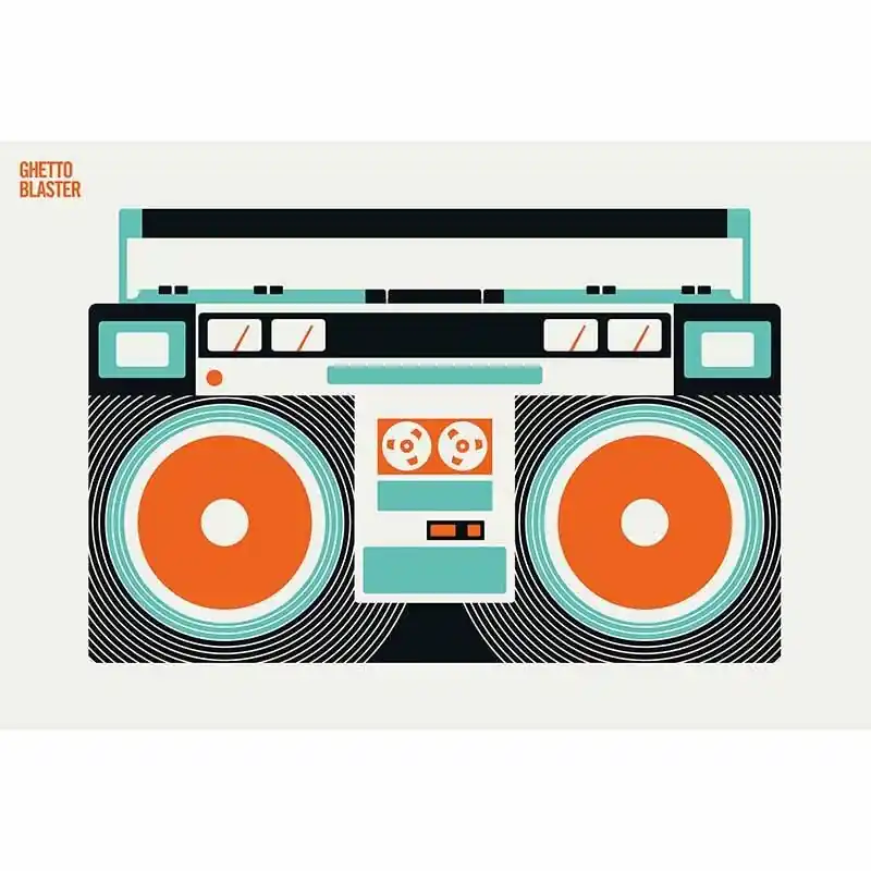 Digitaldruck-Tapete Ghetto Blaster livingwalls (1036414) Preisreduziert