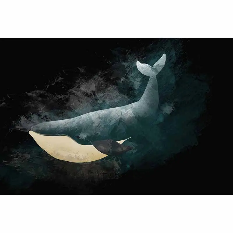 Digitaldruck-Tapete Wal Dark livingwalls (1036396) Sonderangebot