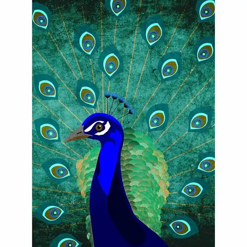 Ausverkauf Digitaldruck-Tapete Peacock livingwalls (1036393)