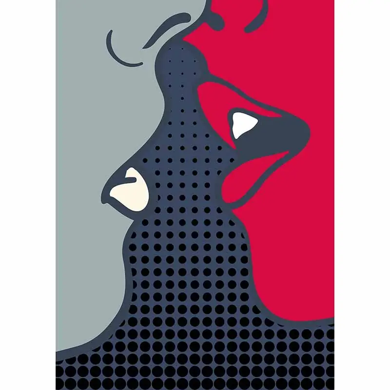 Versand Am Gleichen Tag Digitaldruck-Tapete The Kiss livingwalls (1036373)