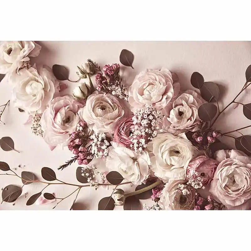 Digitaldruck-Tapete Flat Lay Flower livingwalls (1036352) Bestpreis