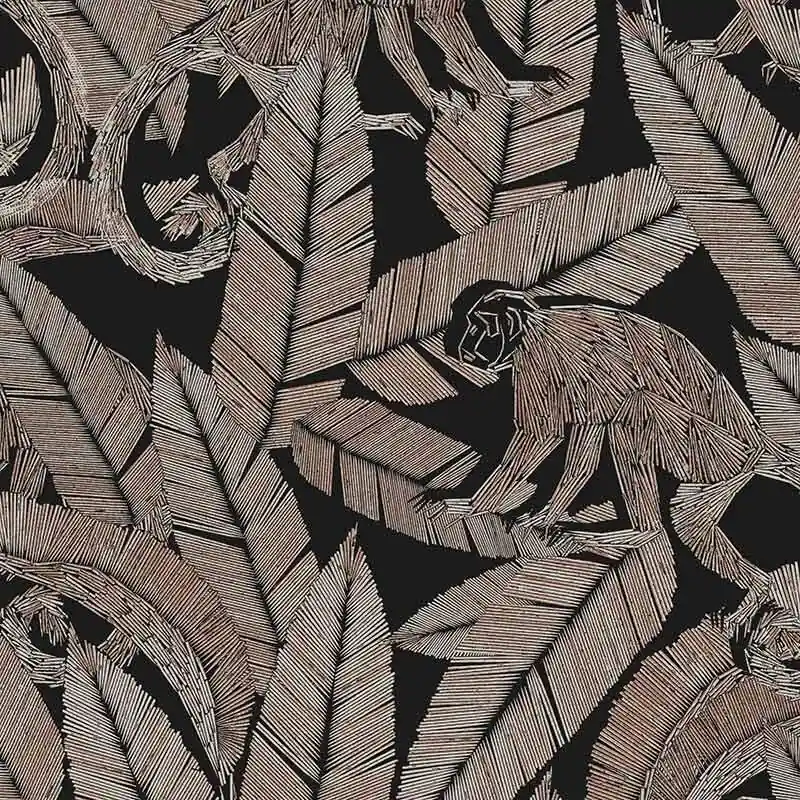 Tapete Gold, Kupfer, Schwarz, Anthrazit MASUREEL Vliestapete (1035591) Top-Angebot