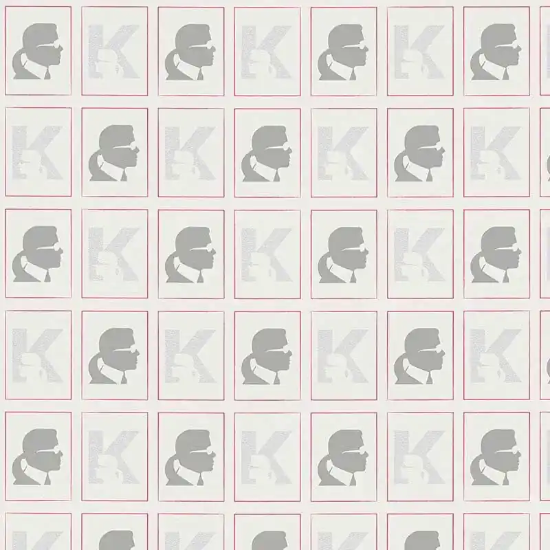 Neue Kollektion Tapete Weiß Karl Lagerfeld Vliestapete (1035393)
