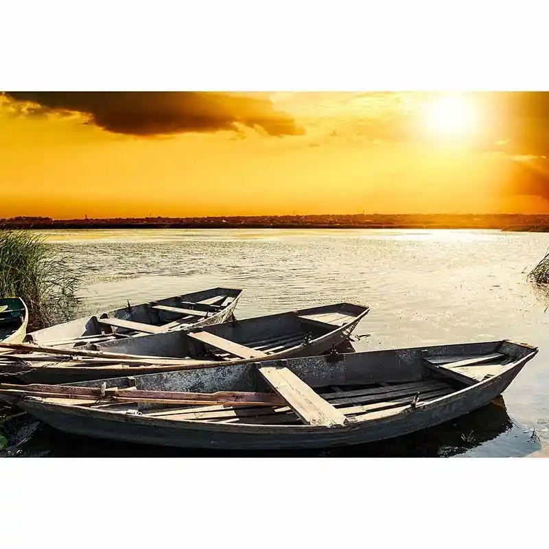 Digitaldruck-Tapete Rowboats livingwalls (1034365) Preisknaller