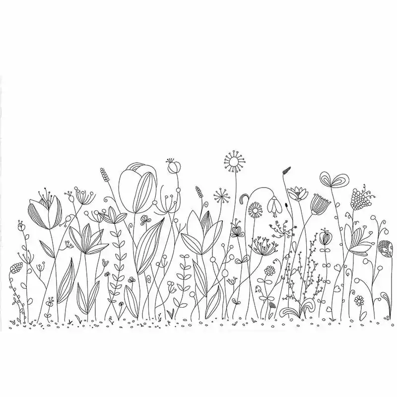 Online Kaufen Digitaldruck-Tapete Flowers B&W livingwalls (1034284)