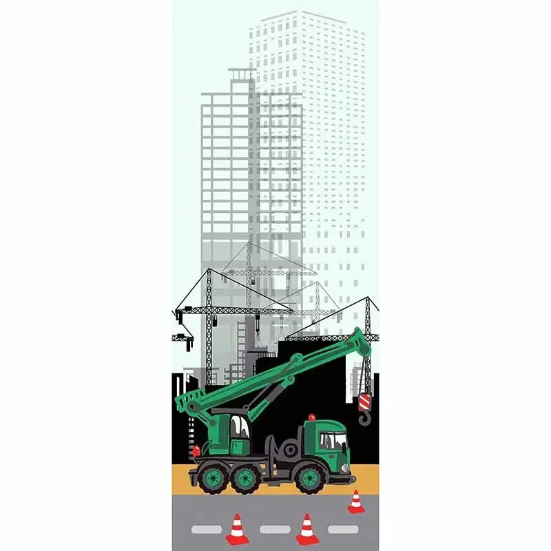 Neuheit Digitaldruck-Tapete CityKranwagen livingwalls (1034261)