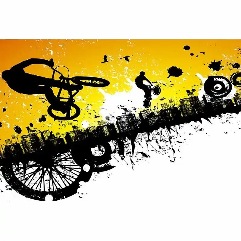 Digitaldruck-Tapete BMXRiders livingwalls (1034291) Top-Seller