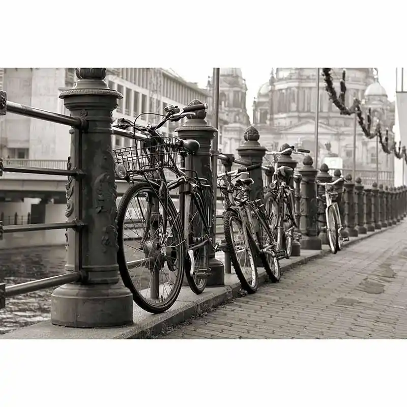 Digitaldruck-Tapete Bicycles livingwalls (1034368) Kracherpreis