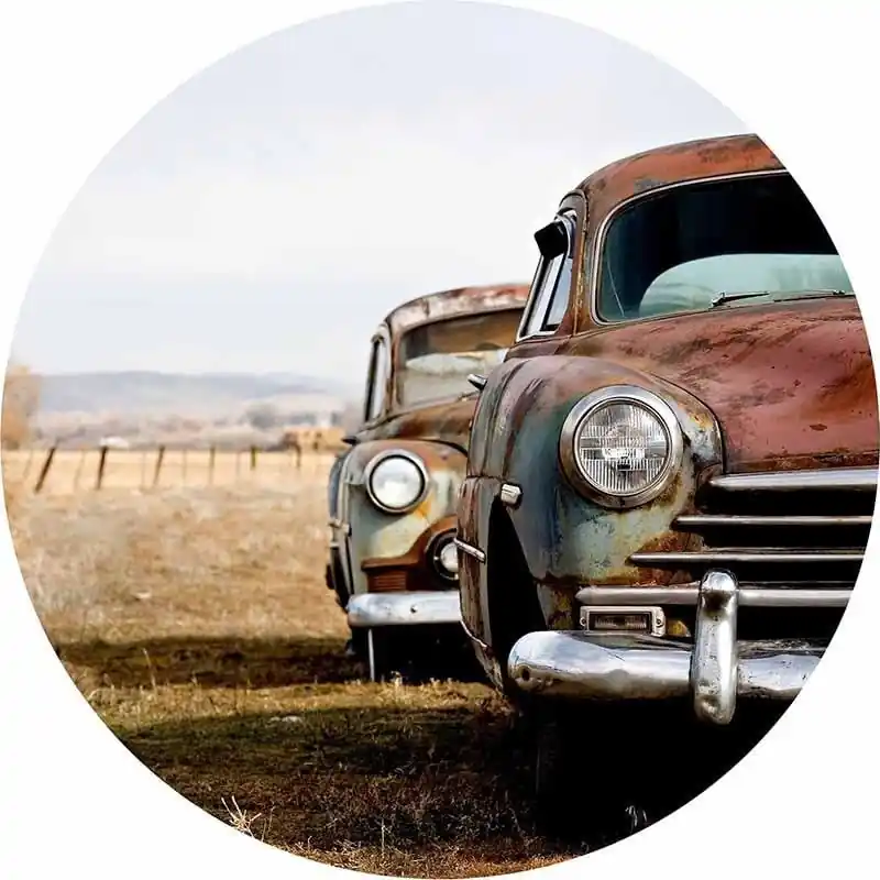 Digitaldruck-Tapete Old Rusted Cars livingwalls (1034158) Angebot