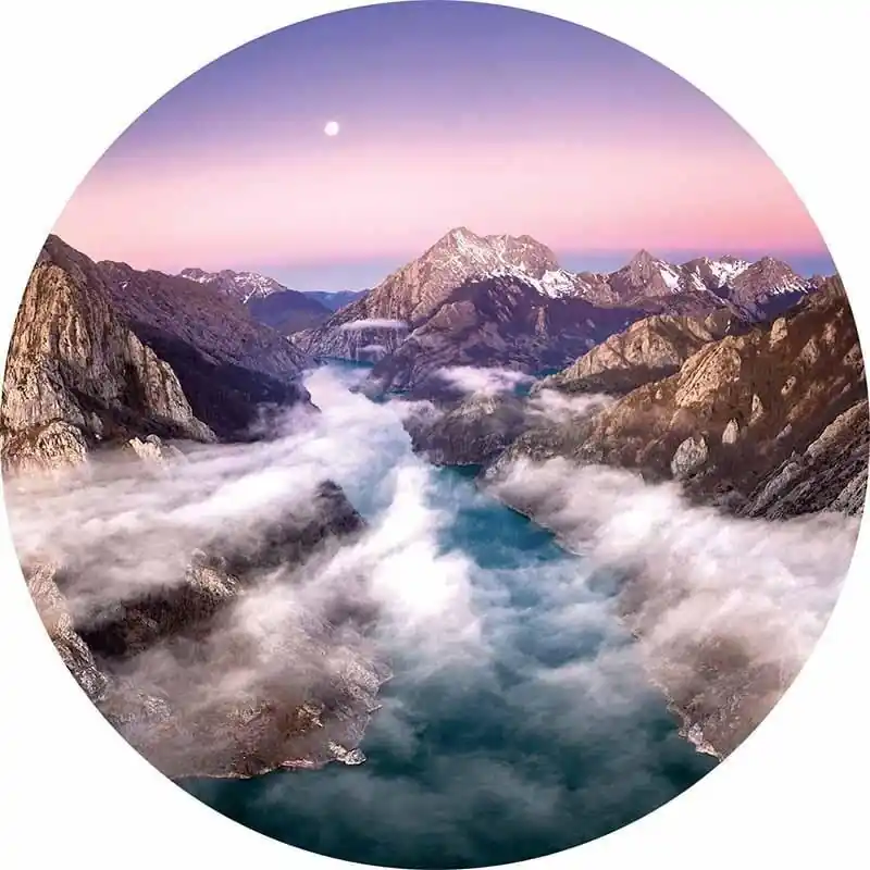 Digitaldruck-Tapete Over the Mountains livingwalls (1034147) Solange Der Vorrat Reicht