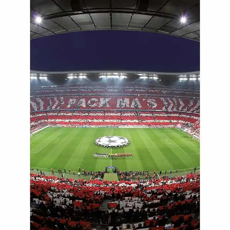 Digitaldruck-Tapete FCB Stadion Choreo livingwalls (1034079) Expressversand