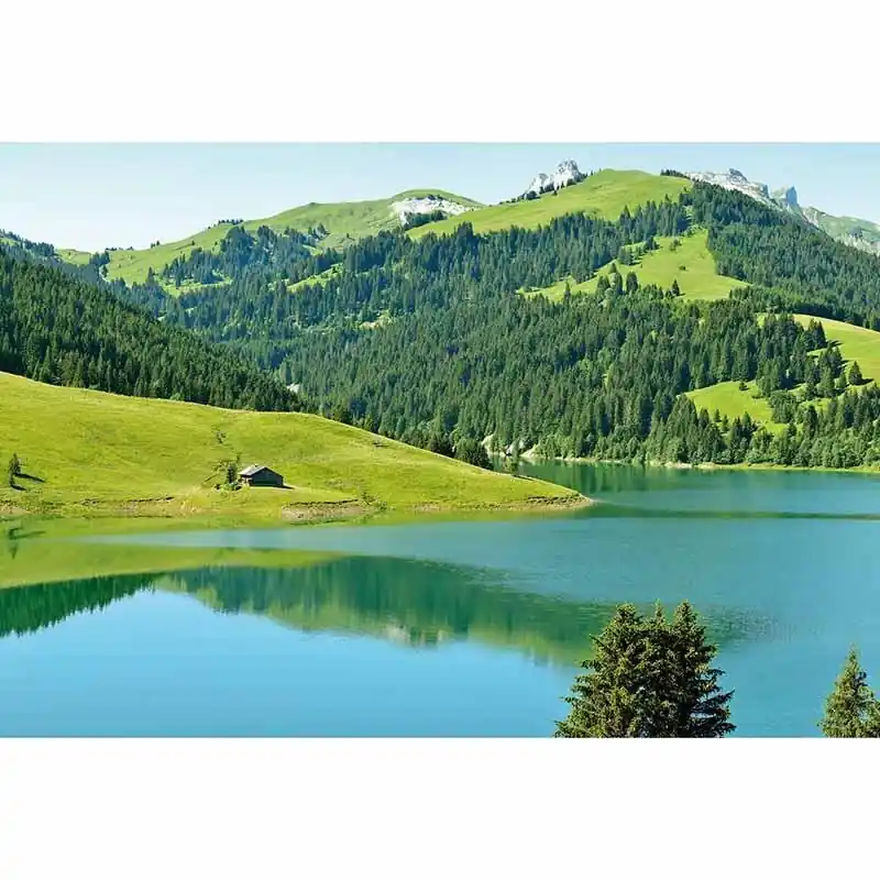Abverkauf Digitaldruck-Tapete Swiss Mountain Lake Launensee Gstaad livingwalls (1033935)