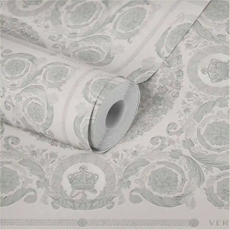 Aktuell Tapete Grau, Silber VERSACE Vliestapete (1028875)