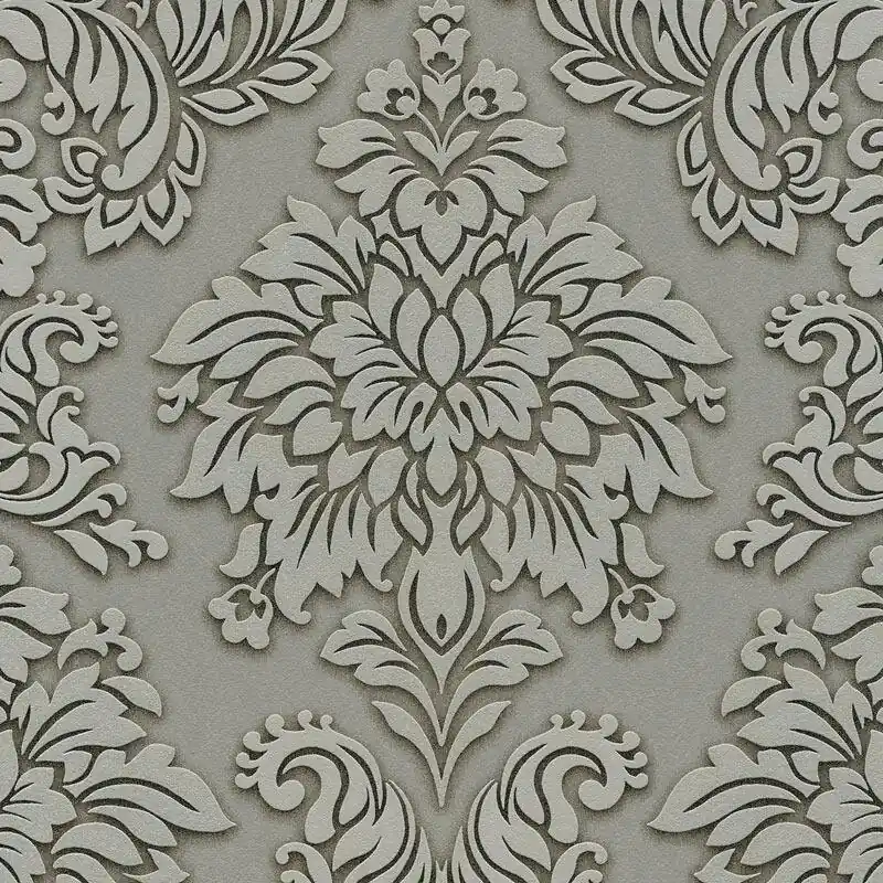 Ausverkauf Tapete Beige, Creme, Grau, Silber livingwalls Vliestapete (1028674)